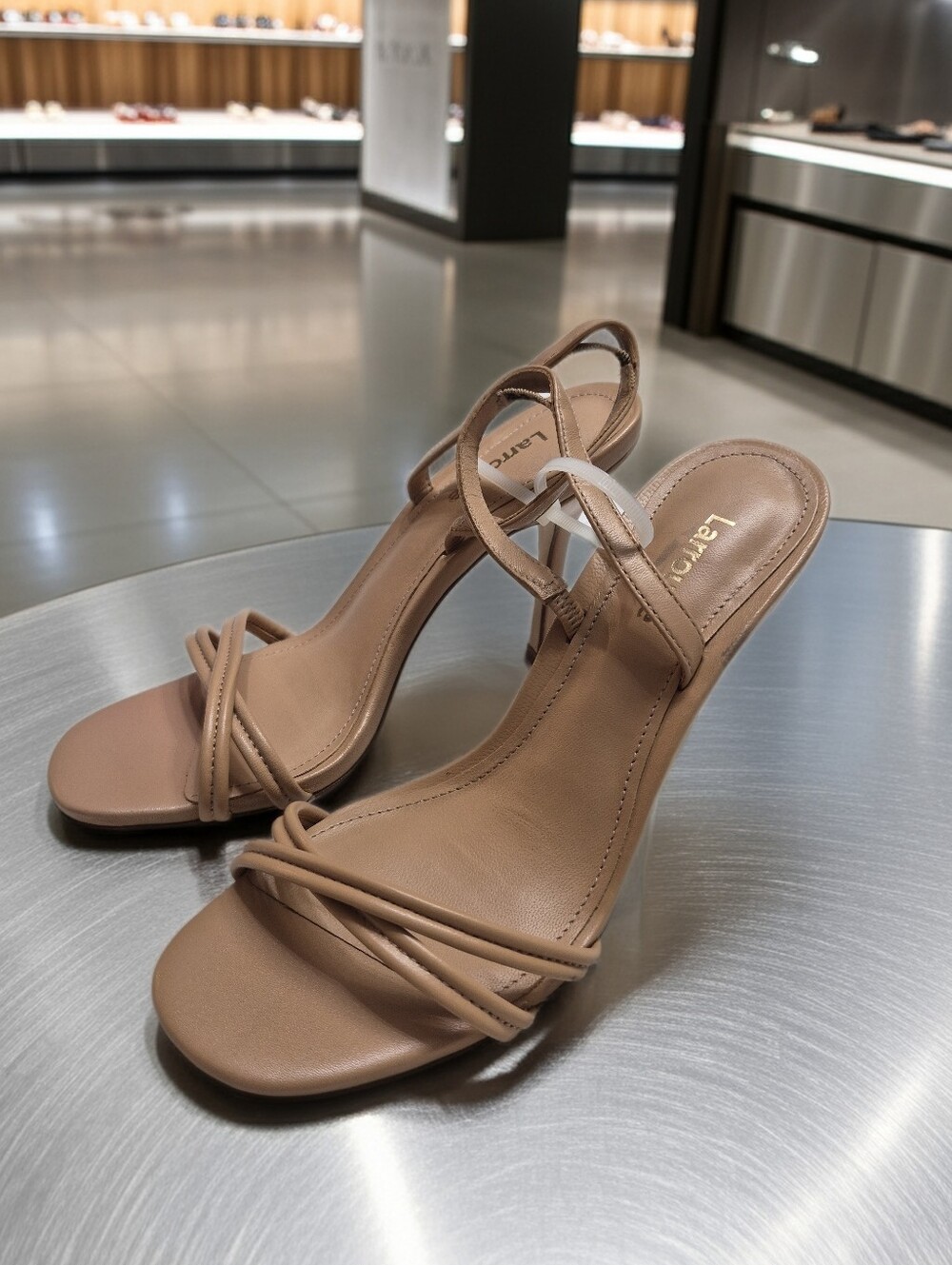 Larroude Annie Handmade Heeled Sandals Women's Sz 6 🆕️$330